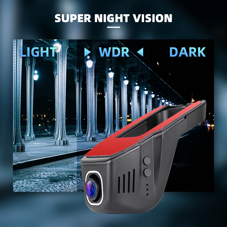 Southeast Asian Agency 110° Wide Angle Dash Cam Car Camera Reverse 1080P Night Vision Front Inside Dash Cam for Up-market supplier