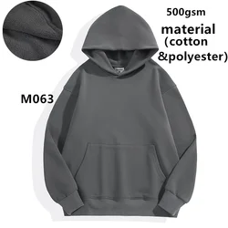 Factory Heavy Fleece Custom Logo Pullover blank plain Hoodies Drop shoulder print logo button neck Hoodies for unisex