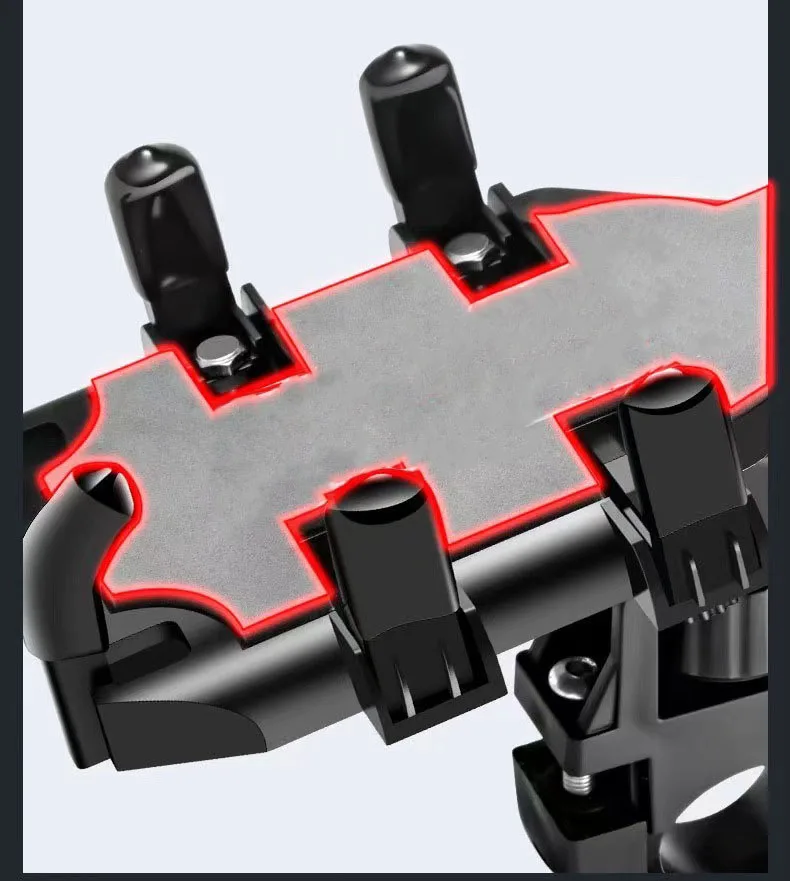 Popular Factory Best Motorcycle Bracket Plastic Bottom Support Touching Motorcycle Cell Phone Holder