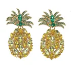 Acrylic Earrings Factory Price Beach Party Decorations Acrylic Colored Diamond Full Diamond Earrings