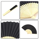 Fan Hand And Best Seller Style Bamboo Fabric Folding Fan Hand For Kids And African Wedding