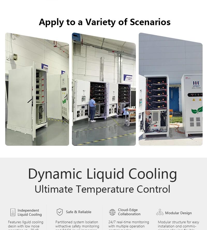 Solid State 215Kwh Industrial Commercial Energy Storage System High Voltage Lithium Battery Liquid Cooling Off-Grid for Lifepo4 manufacture