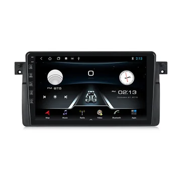Voice Control Android 4core IPS Car Audio for 1998-2006 BMW 3 Series M3 1+16GB WIFI GPS Navigation BT radio video Stereo AM FM