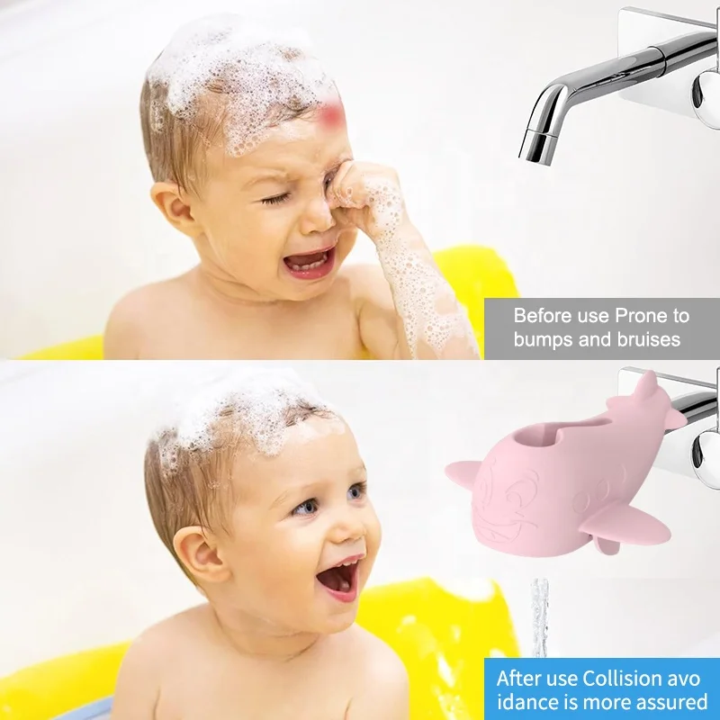 New 2024 Faucet Cover Bathtub Baby Tub Custom Silicone Bath Spout Cover Kids Baby Bath Faucet Cover