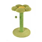 Sunflower Sunflower Shape Hemp Rope Material Kitty Scratcher Toy Soft Cat Scratching Tree