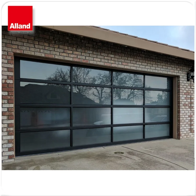 Clear Glass Garage Door Prices With Aluminum Frame Buy Glass Panel Garage Door Automatic Glass Sliding Door Transparent Garage Door Product On Alibaba Com