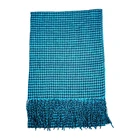 Blue Ladies Scarfs 100% Polyester Blue Color Women Scarves Shawls Jacquard Poncho Ladies Scarfs For Winter