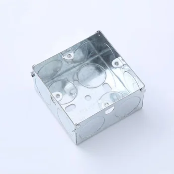galvanized steel box Fire rated GI Metal back box electrical metal junction box