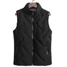 Vest Winter Short Vest Fashion Down Lovers Sleeveless Waistcoat Padded Zipper Pocket