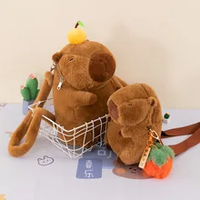 New Dolphin Bag Plush Toy Shoulder Bag Capybara Gift for Kids Plush Backpack