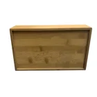 Desk Organizer Wholesale Modern Wood Desktop Natural Bamboo Office Desk Wooden Mail Organizer Holder
