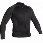 The Wetsuit JINGLONGWAY High Quality Wholesale Men Long Sleeve 3mm Neoprene Front Zipper Wetsuit Jacket For Surfing