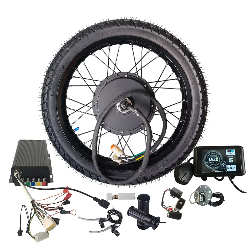 electric motorcycle kit with battery