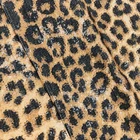 High Quality Dance Dress Animal Leopard Print Allover Wholesale Sequin Fabric