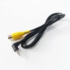 Stereo Audio Cable Custom Stereo 2.5MM TRRS Jack 2 Core Audio AV Cable Right Angle AV RCA Cable RCA Audio Cable