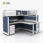 Table Workstation Partitions Cubicle Workstation Design Fabric Table High Quality Office Low Partition