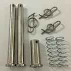Clips 3/8'' Titanium Sprint Car Jacobs Ladder Pin Kit Ladder Pins And Clips