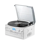 Player Cd New Phonograph Record Player Turntable With CD USB Cassette Encoding