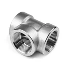 High Pressure Forged ASME B16.11 1500LB 3000LB High Pressure Stainless Steel Forged Threaded Equal Tee