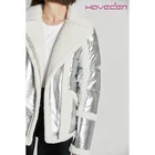 Jacket Fur PU Jacket White Fur Simple Big Lapel 2021 Newest Selling Shiny Puffer Jacket Cotton Jacket For Men