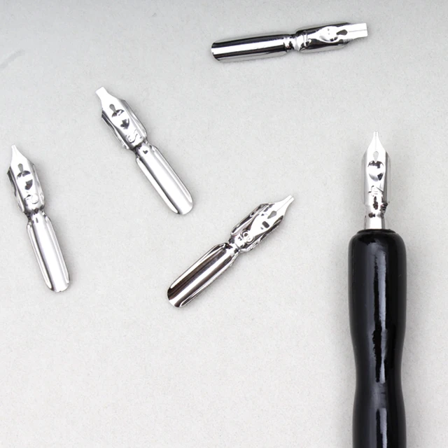 5 Nib Details about   Wood English Calligraphy Pen Copperplate Script Oblique Dip Pen Holder 