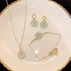Pendant Jade Necklace Pendant 2021 Fashion Jewelry Trendy Pendant Jade Necklace Women