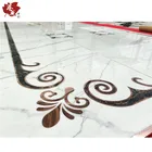 Tile Design Tile Premium White Marble Stone OEM Flower Design Mosaic Stone Best Price Mosaics Tile