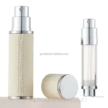 Bottom Filling 5ml Mini Refillable Perfume Bottles Travel Sized Aluminum Perfume Atomizer Spray Bottle