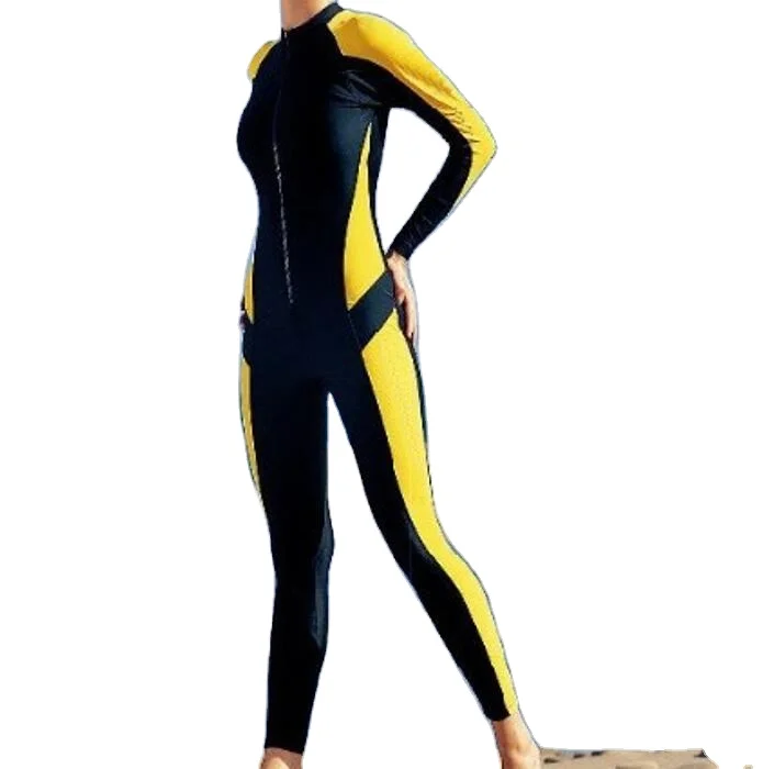 Women Full Body Dive Skin Snorkeling Rush Guard Anti-UV Lycra Suit Thin ！ 