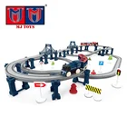 Model Toy Train Hot Sell DIY Model Toy Train Tracks Kids Amusement Park Track Train Set For Sale