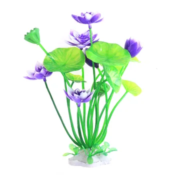 Artificial Aquarium Decor Plants Water Weeds Ornament Aquatic Plant Fish Tank Grass Decoration Accessories