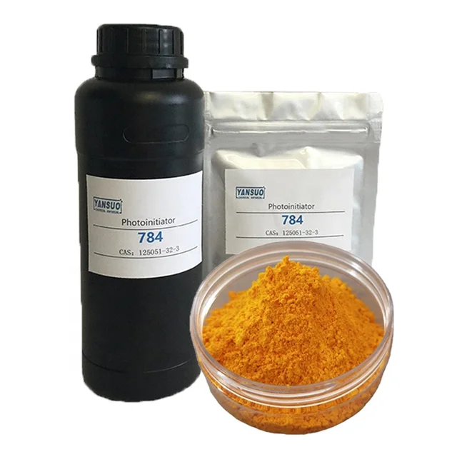 99% Purity High efficient Visible light Photoinitiator 784 CAS 125051-32-3 For curing inks