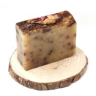 Soap Flower Gift Rectangle Rose Soap Gift Natural Handmade Whitening Beauty Rose Petal Bath Soap Flower Gift Box Set