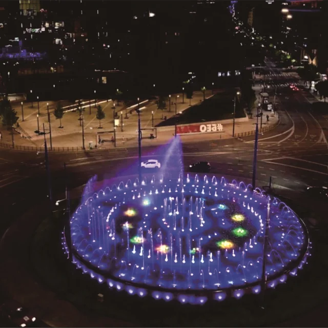 Serbia Round Square Musical Fountain