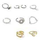 Ring Gold Plated Ready To Ship High End Sterling Silver Ring Pearl Ring Gold Plated