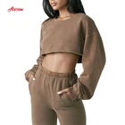 Quality Top Sweatshirt High Quality Comfortable Plus Size Crop Top Street Wear Sweatshirt For Ladies