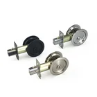 Door Lock Cavity Locks Hot Sale American Fashion Wooden Round Cavity Sliding Privacy Pocket Door Lock