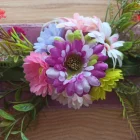 Decorative Hot Selling Spring Flowers Artifical Flower Decorative Belt With LED Lights