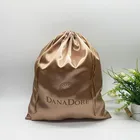 Satin Bag With Satin Satin Bag Custom Luxury Silk Satin Hair Packaging Satin Bag With Logo