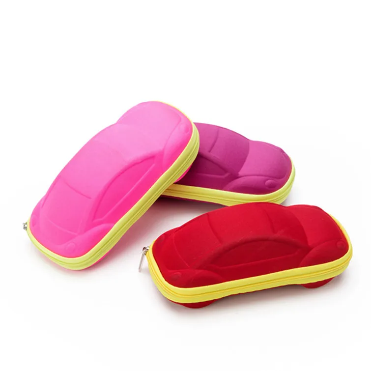 Walbest Fashion Children's Car Shaped Glasses Case, Cute EVA