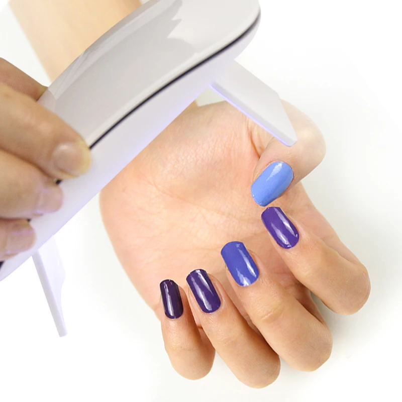 gel nail strips with uv light