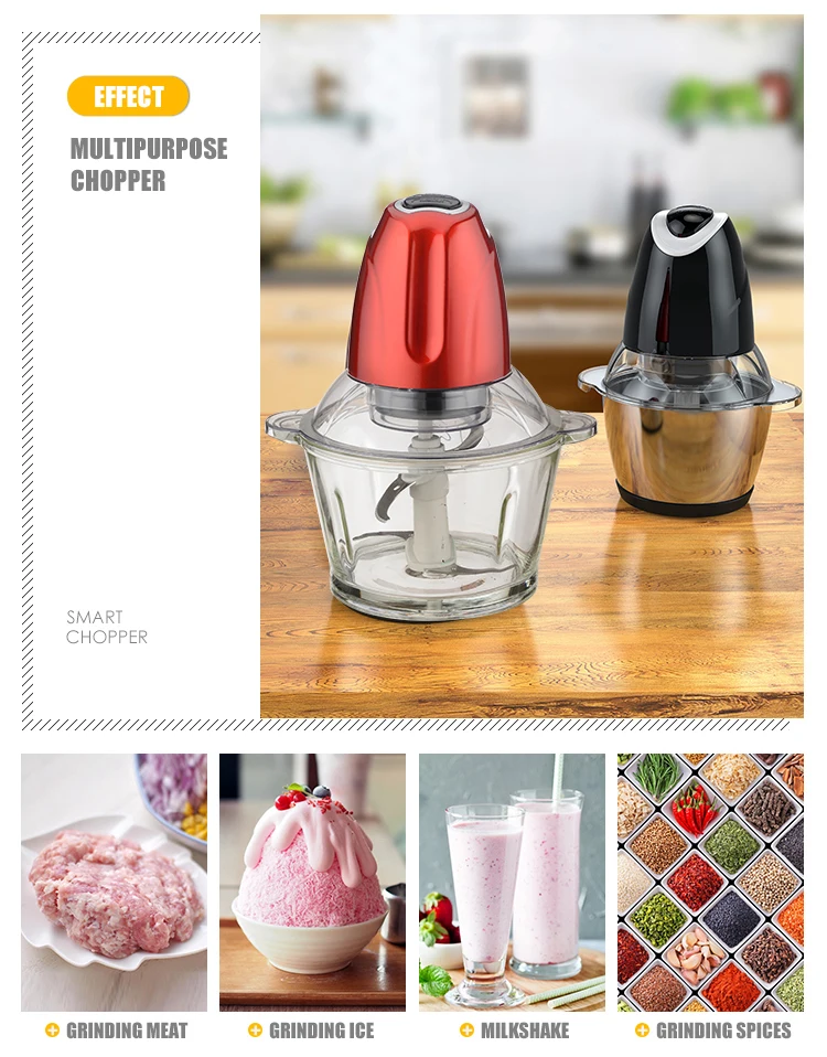 Picador de carne multifuncional elétrico de frutas e vegetais mini picador de alimentos