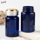 Bottles Bottle Cap Food Grade 100ml 150ml 200ml 250ml PET Round Plastic Bottles For Tablets Bottle Capsule CRC Cap