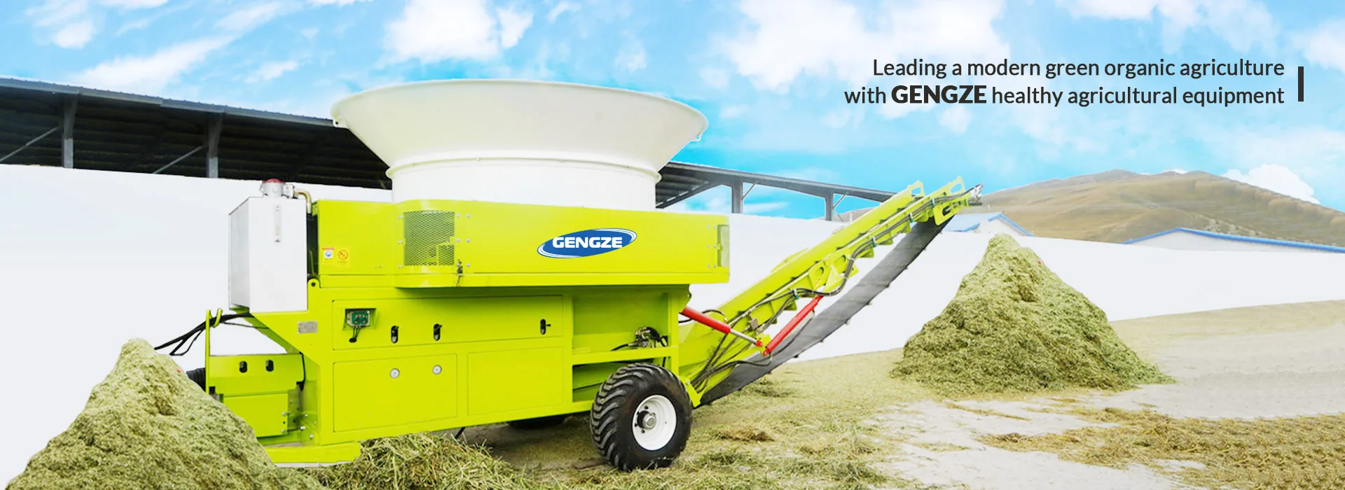 f1300 large scale pto cattle feed straw hay bales hammer mill chopper tub grinder-1