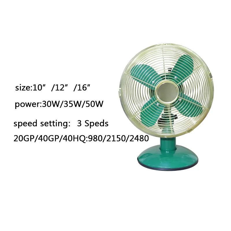 Metal Retro Electric Fan - detail 14