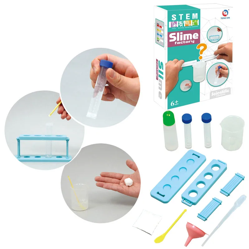 science at home slime factory instructions