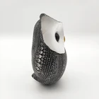 Craft Ornament Resin Craft Owl Figurine Handcraft Adornment Home Ornament Christmas Decoration