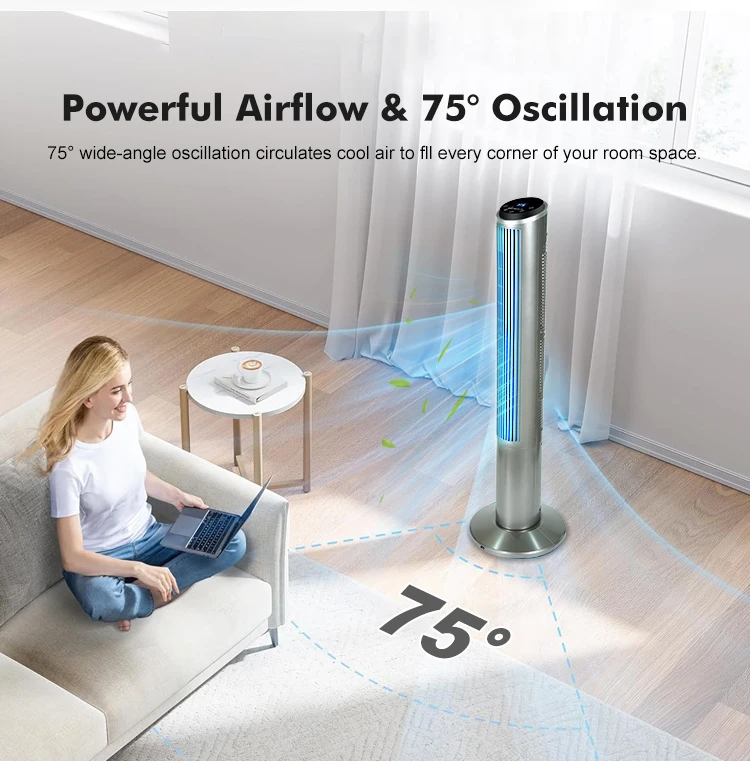 Tower Fan, 40-inch, 50, Plastic - detail 4