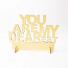 Friend Family Custom Exquisite Wooden Gift Friend Family Gifts Table Decoration