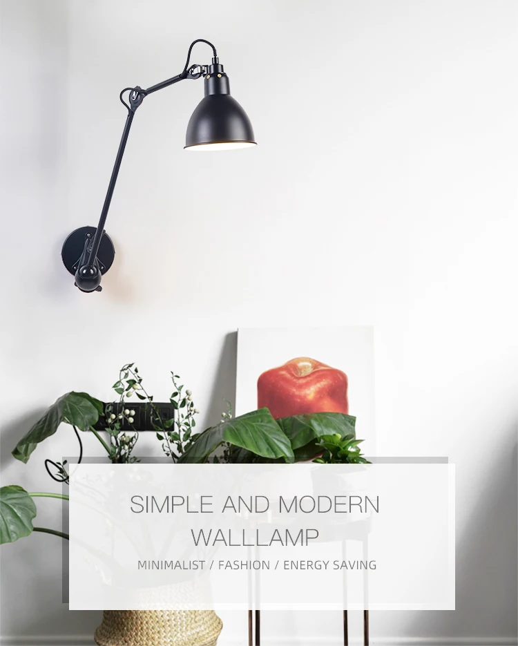 lw7005 1 modern creative design bedroom hotel room black e27 led bedside wall lamp-0